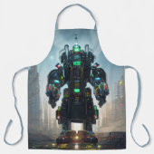 Robot 4 chef-schort schort (Voorkant)