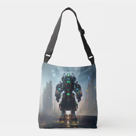 Robot 4 crossbody tas (Voorkant)