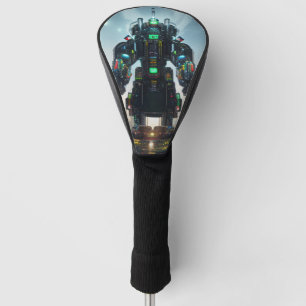 Robot 4 golfclub bestuurder hoofddekking golfheadcover