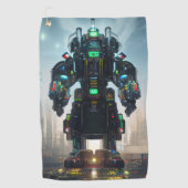 Robot 4 golfhanddoek (Voorkant)
