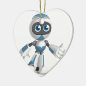 "Robot 4" Keramisch Ornament (Links)