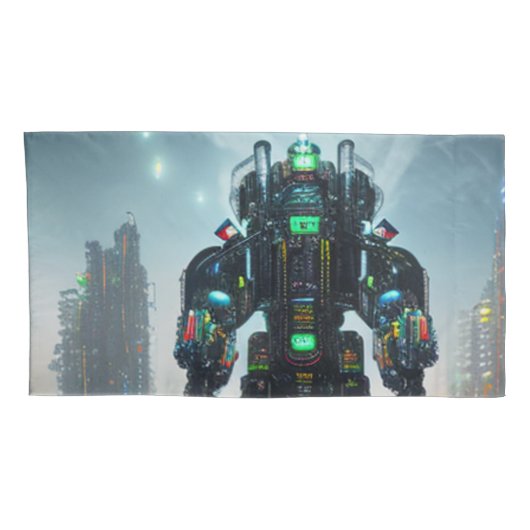 Robot 4 King kussenslopen 2-zijdig paar (Achterkant-Rechts)