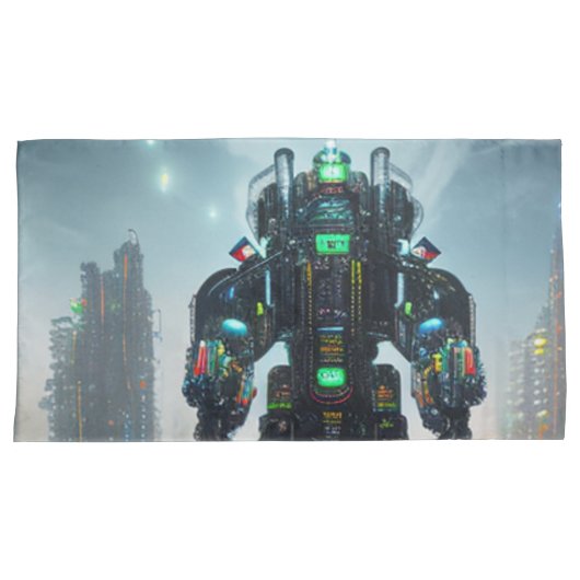 Robot 4 King kussenslopen 2-zijdig paar (Voorkant-Rechts)