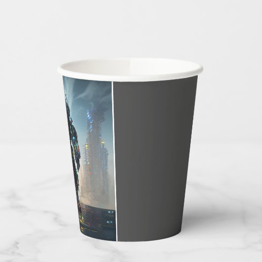 Robot 4 papieren bekers (Links)