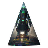 Robot 4 party petten feesthoedjes (Voorkant)