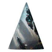 Robot 4 party petten feesthoedjes (Links)