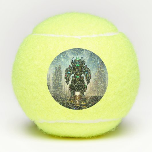 Robot 4 Penn tennisballen (Voorkant)