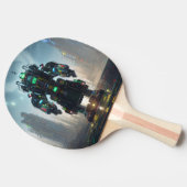 Robot 4 pingpongpeddel tafeltennisbatje (Zijkant)