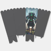 Robot 4 popcornboxen bedankdoosjes (Ongevouwen)