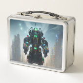 Robot 4 roestvrij lunchbox (Voorkant)