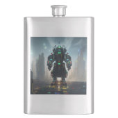 Robot 4 roestvrij stalen kolf flacon (Voorkant)