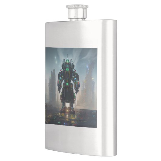 Robot 4 roestvrij stalen kolf flacon (Links)