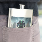 Robot 4 roestvrij stalen kolf flacon (Voorbeeld)