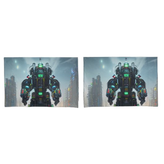 Robot 4 standaard kussenslopen 2-zijdig paar (Voorkant-Set)