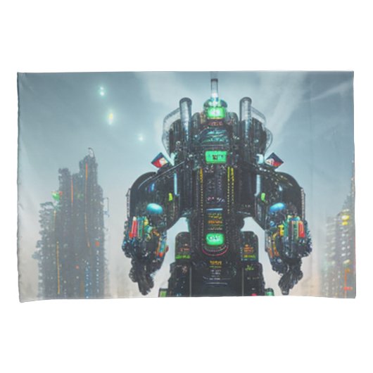 Robot 4 standaard kussenslopen 2-zijdig paar (Voorkant-Rechts)