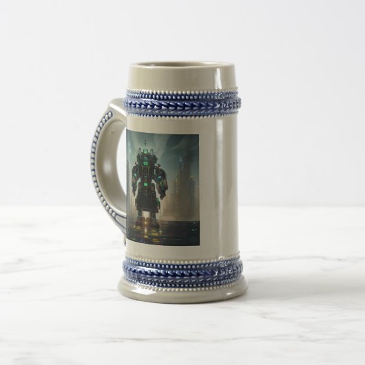 Robot 4 stein bierpul (Voorkant links)