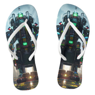 Robot 4 teenslippers