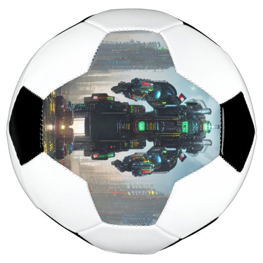 Robot 4-voetbal voetbal (Gedraaid)