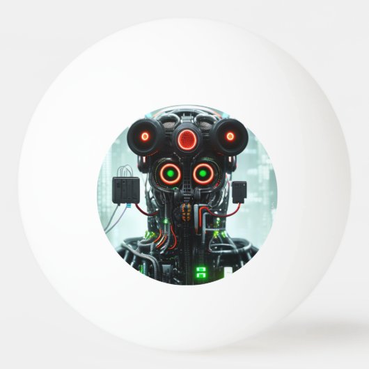 Robot 5 3-sterren ping pong bal pingpongbal (Voorkant)