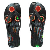 Robot 5 brede teenslippers (Voetbed)
