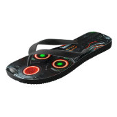 Robot 5 brede teenslippers (Schuin)