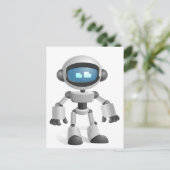 "Robot 5" Briefkaart (Staand voorkant)