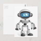 "Robot 5" Briefkaart (Voorkant / Achterkant)
