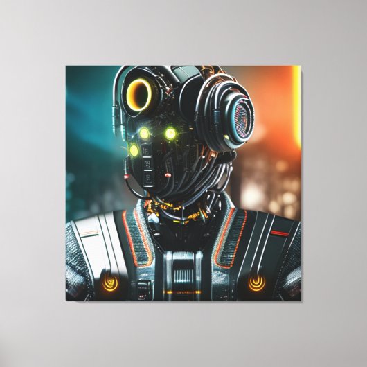 Robot 5 canvas afdrukken (Voorkant)