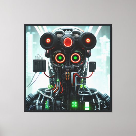 Robot 5 canvas afdrukken (Voorkant)