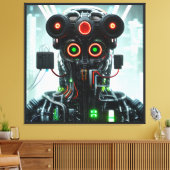 Robot 5 canvas afdrukken (Insitu (Woonkamer))