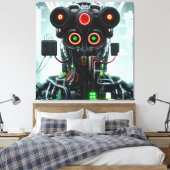 Robot 5 canvas print (Insitu (Slaapkamer))