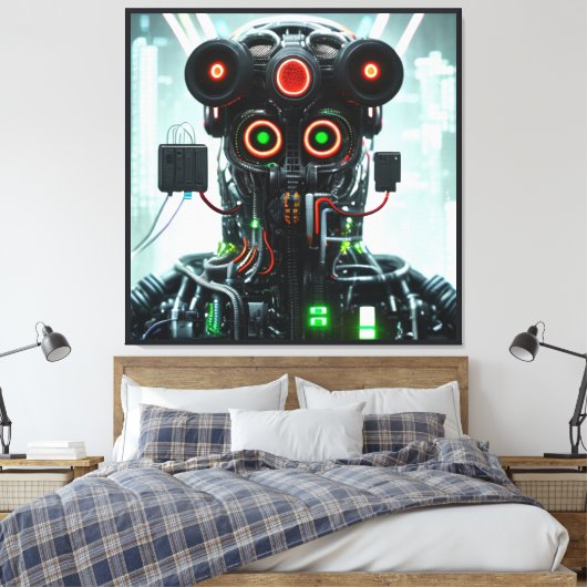 Robot 5 canvasprint canvas afdruk (Insitu (Slaapkamer))