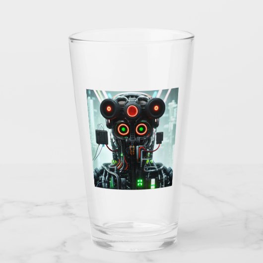 Robot 5 glazen tumbler (Voorkant)