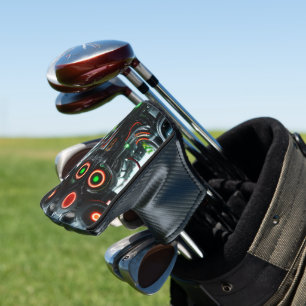 Robot 5 golfclub putter hoofddekking golfheadcover