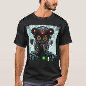 Robot 5 man zwart T-shirt (Voorkant)