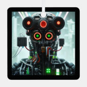 Robot 5 ornament met vierkante openingen (Voorkant)