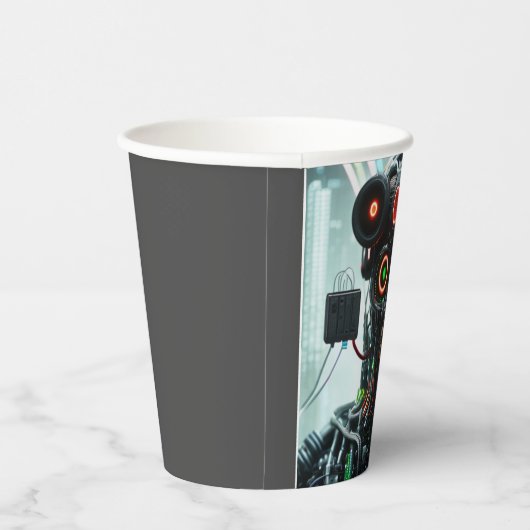 Robot 5 papieren bekers (Rechts)