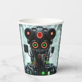Robot 5 papieren bekers (Voorkant)