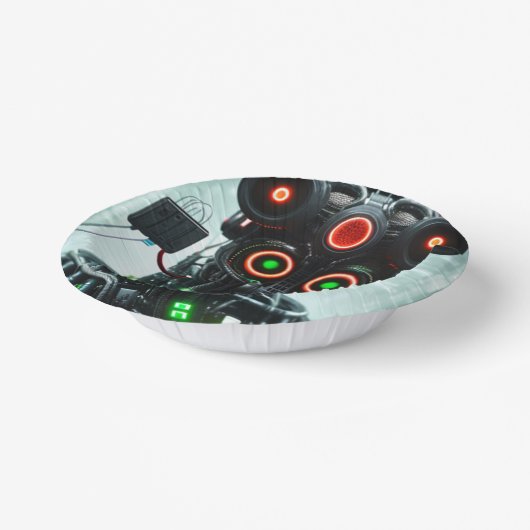 Robot 5 papieren kommen (Gebogen)