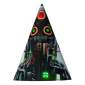 Robot 5 party petten feesthoedjes (Voorkant)