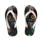 Robot 5 peuter teenslippers (Voetbed)