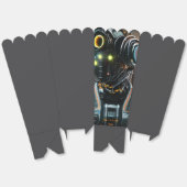 Robot 5 popcornboxen bedankdoosjes (Ongevouwen)