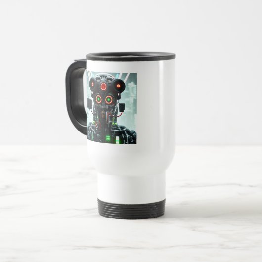Robot 5 reisforens mok (Voorkant links)