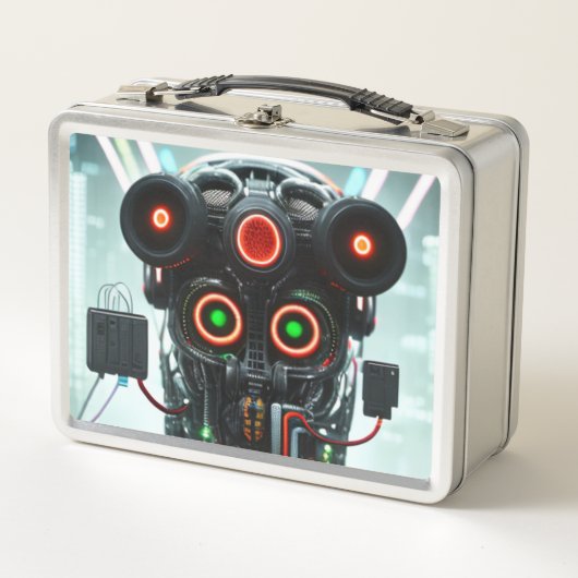 Robot 5 roestvrij lunchbox (Voorkant)