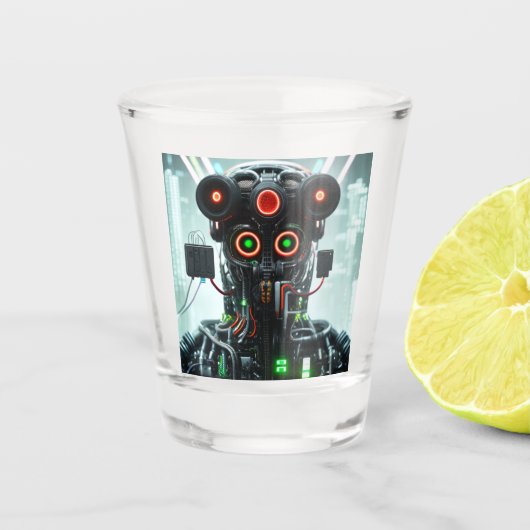 Robot 5 shot glas (Voorkant)