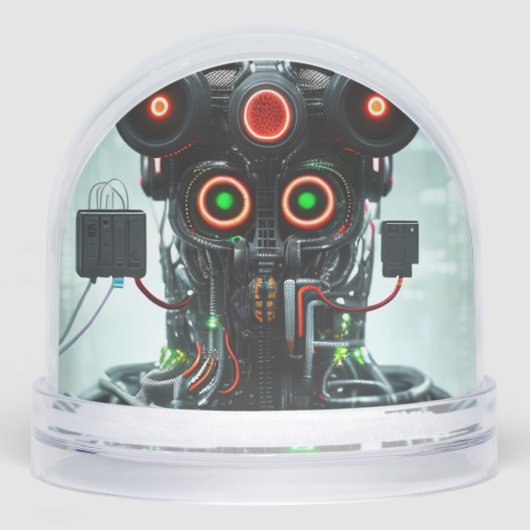 Robot 5 snow globe sneeuwbol (Voorkant)
