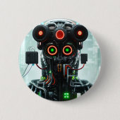 Robot 5-toets ronde button 5,7 cm (Voorkant)