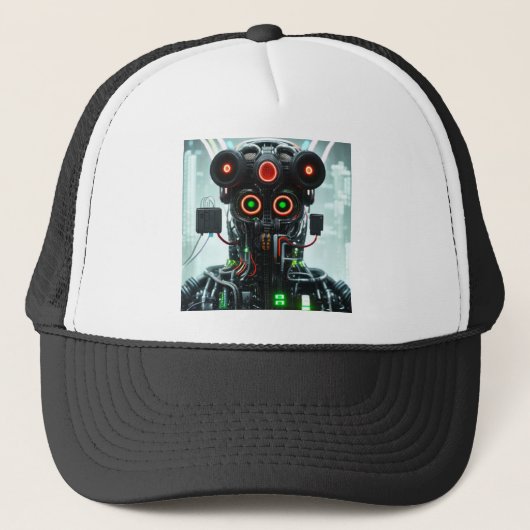 Robot 5 trucker hoed pet (Voorkant)