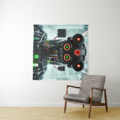 Robot 5 wandtapijt wandkleed (In Situ (horizontaal))