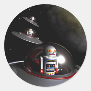 ROBOT - 7 Saucers Sticker